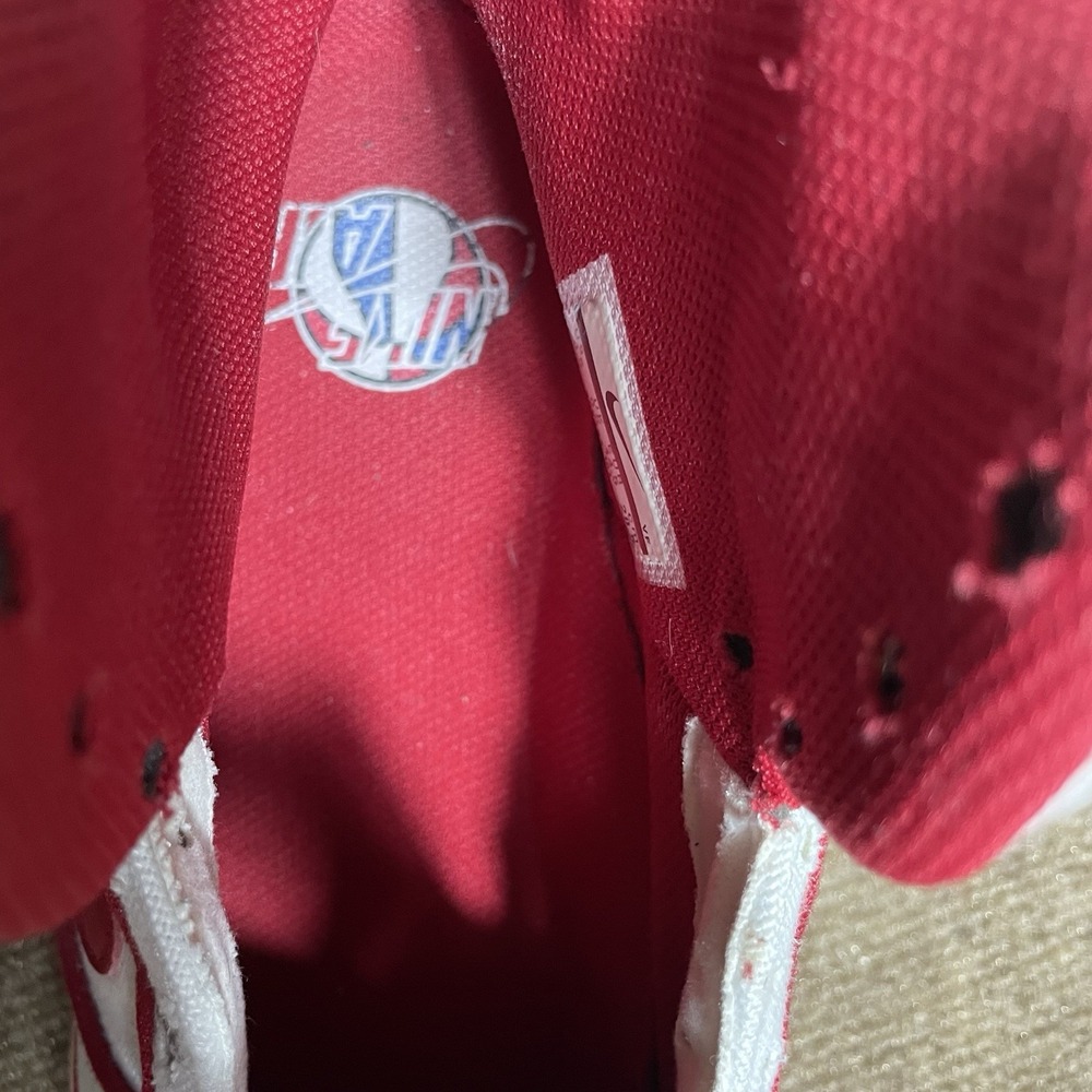 RARE Nike Air Force 1 AF1 07 LV8 Sail Bloodline Red 806403-101 Men's Shoes 10.5 - Picture 6 of 8
